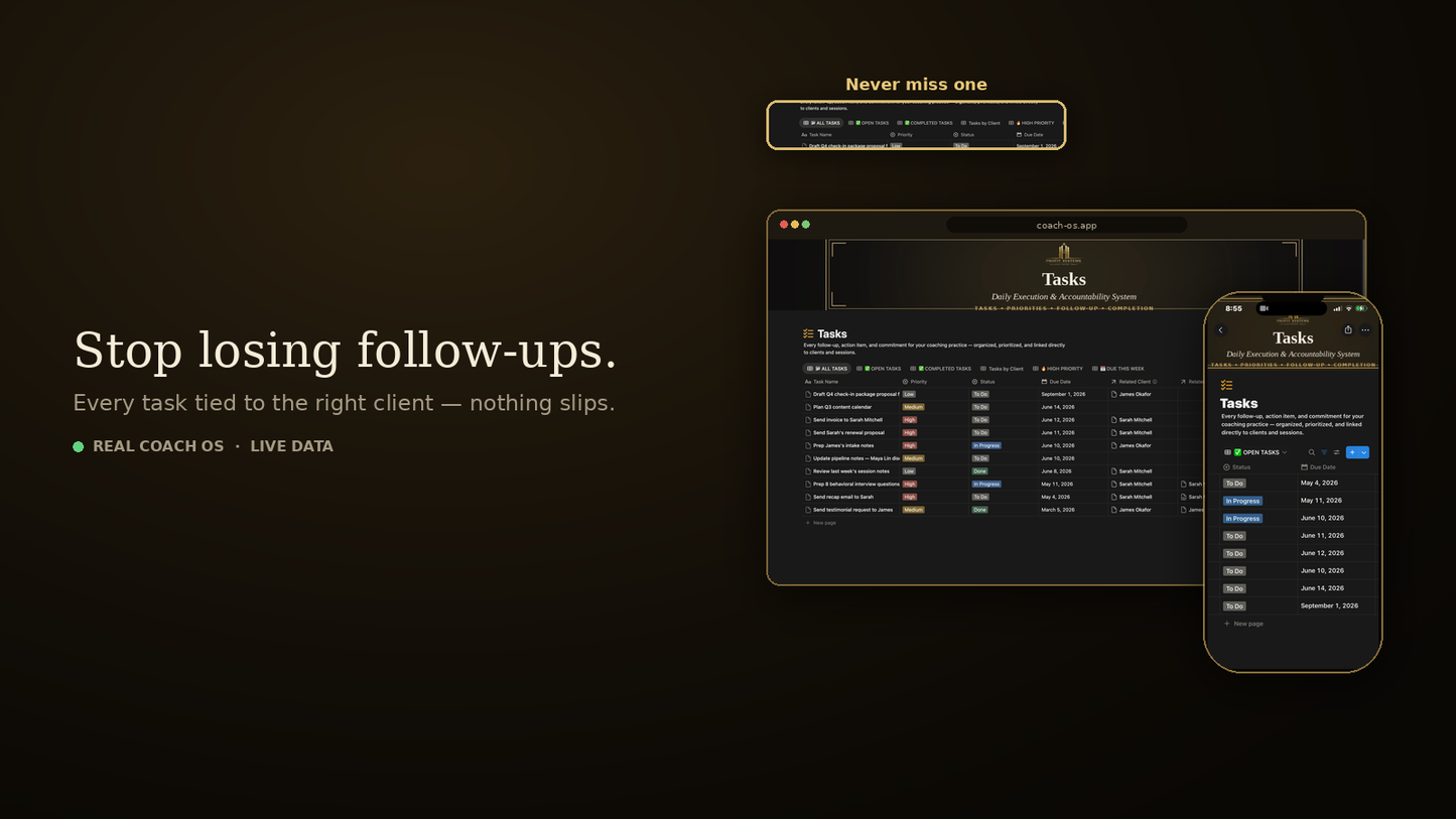 Stop losing follow-ups